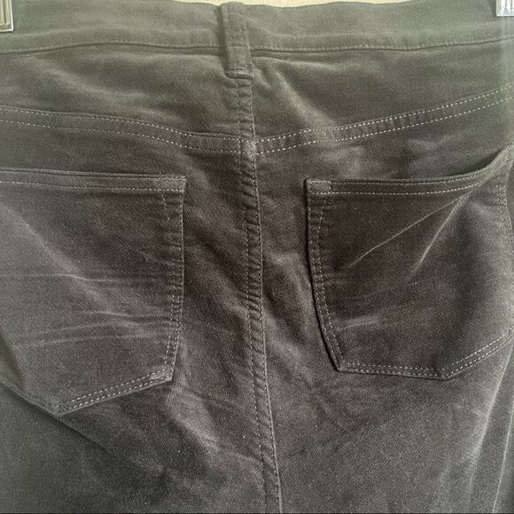 J. Crew Mercantile Velvet Dark Grey Skinny Jeans Size 27 - Picture 7 of 10